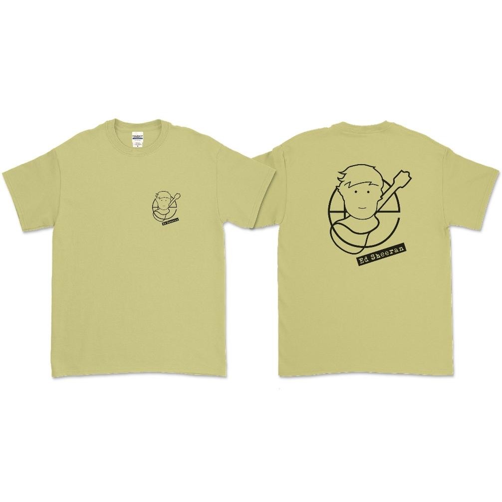 เสื้อยืด Ed Sheeran Pictogram (ด้านหน้าและด้านหลัง)
