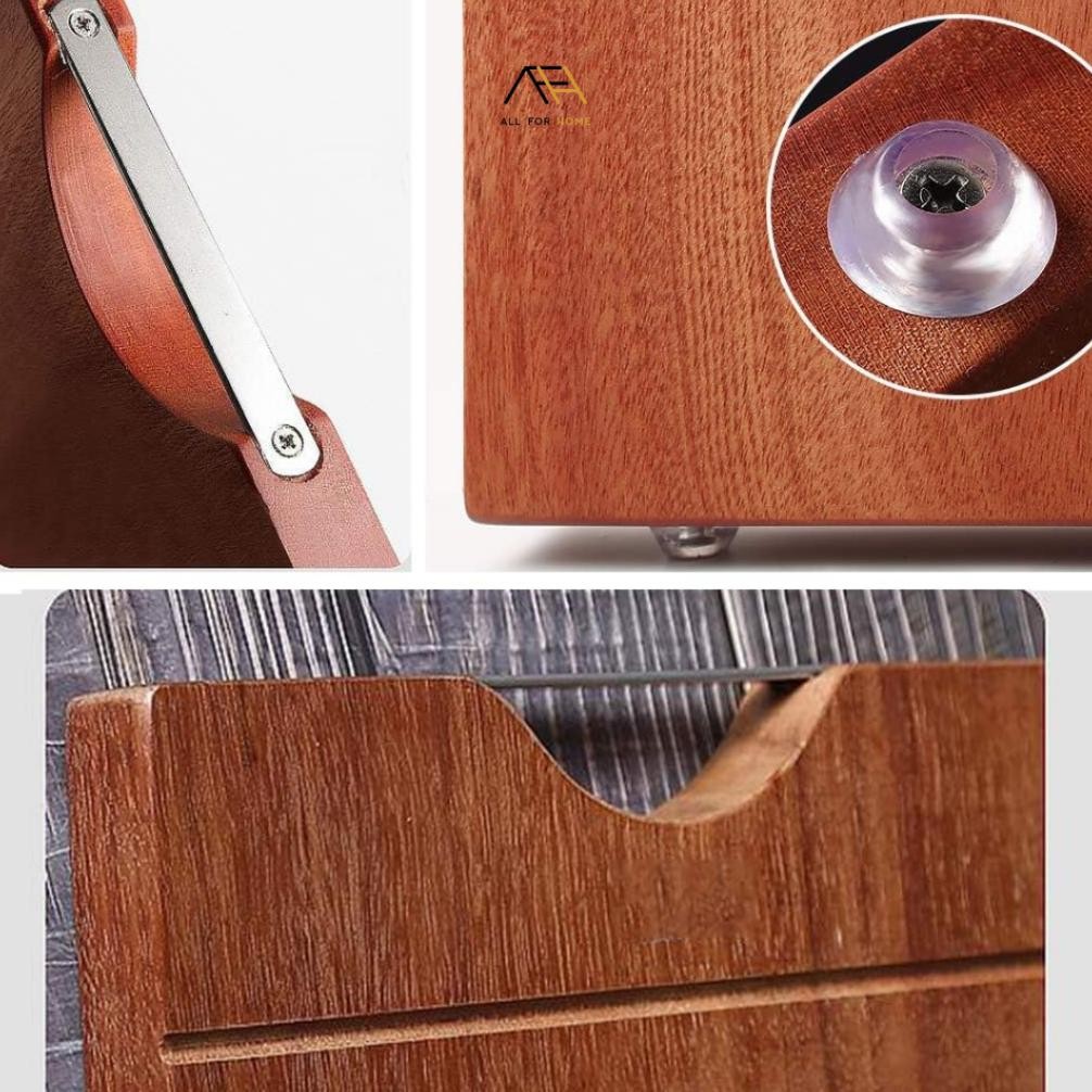 Afh Taku - เขียงไม้ไม้มะเกลือ 2 ด้าน / เขียงไม้พร้อมร่องน้ําและที่จับ ||