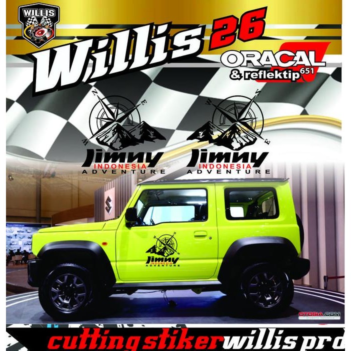 สติ๊กเกอร์ Jimny, สติ๊กเกอร์ติดรถ Suzuki Jimny Katana Adventure 04, ประหยัด