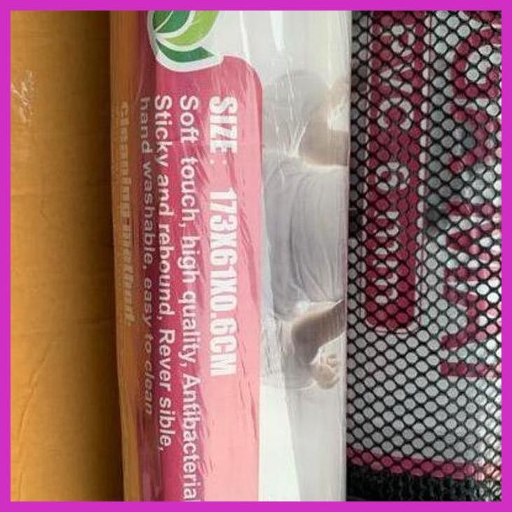 (SPORTS) เสื่อโยคะ YOGA MATT 6 MM PVC UNISTAR + ORIGINAL NET BAG READY TO SHIP