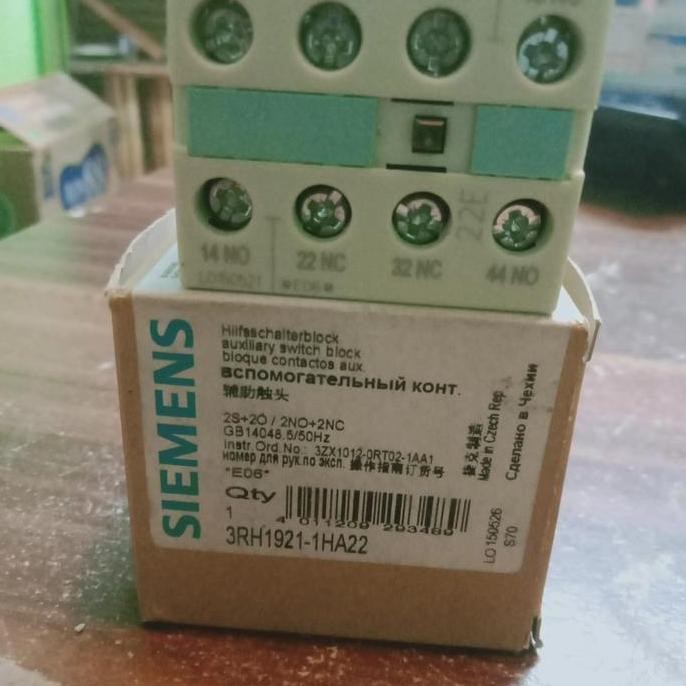 - สุดยอด SIEMENS 3RH1921-1HA22/3RH1921-1HA22 SIEMENS ORIGINAL