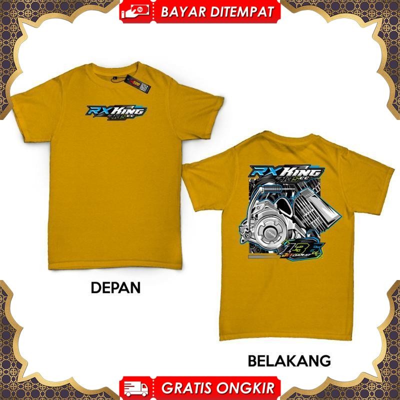KATUN Nice - เสื้อยืดมอเตอร์ไซค์เด็ก Rx King Racing Motor Distro Cotton Da-85