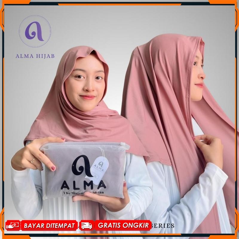 กิจกรรม 8.8 Hijab Pashmina Oval Jersey Basic Pashmina Oval Jersey Ballerina premium FC.ID UO-88