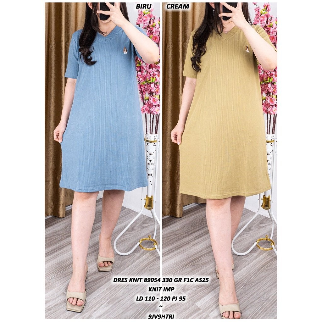KNIT DRESS 89054 330 GR F1C AS25 STOCK ACCORDING TO UPDATE AND UPDATE