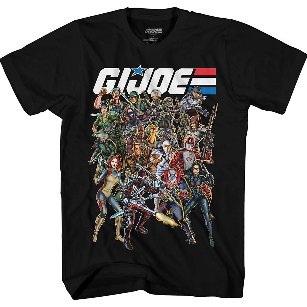 GI เสื้อยืด Joe Groupshot Cobra Snake Eyes Storm Shadow Symbol เสื้อยืด Unisex