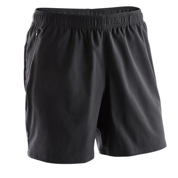 Decathlon DOMYOS กางเกงออกกําลังกายผู้ชาย FST 100 สีดํา - 8506243 Gs