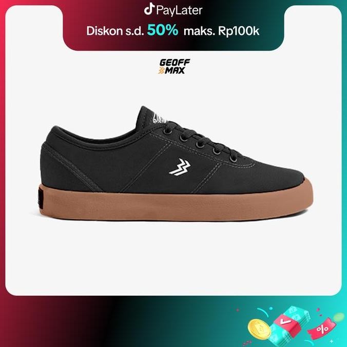 VS Geoff Max - Ethan Black Gum | รองเท้าผ้าใบลําลองสําหรับบุรุษและสตรีสําหรับโรงเรียนและวิทยาลัย