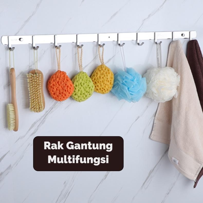 GANTUNGAN Nld-1419 Dejavu ห้องน้ําแขวน Wall Mount Hook แขวนผ้าเช็ดตัวเสื้อผ้า Hrd116 Nld-1419