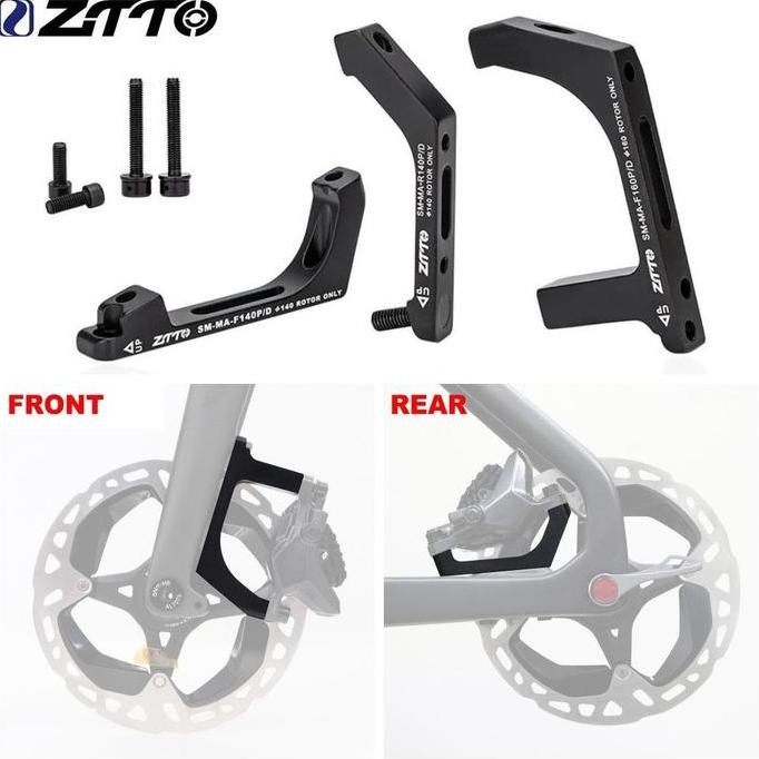 ZTTO FLAT MOUNT DISC BRAKE CALIPER ADAPTER 140 160 RB GRAVEL จักรยานเดิมและธุรกิจ