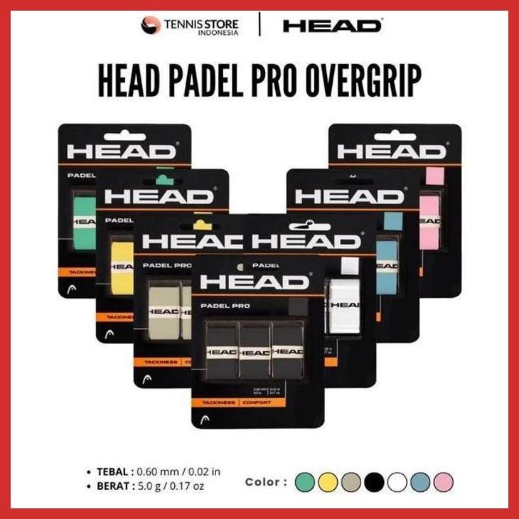 (PADEL) GRIP PADEL HEAD PADEL PRO OVERGRIP (NEW, VIRAL, CURRET SPORTS)