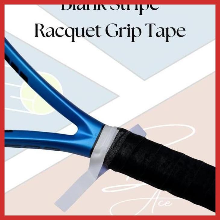 (PADEL) BATS - PVC BLANC STRIPE RACQUET GRIP TAPE, GRIP TAPE, SEALING TAPE FOR REPLACEMENT GRIP AND 