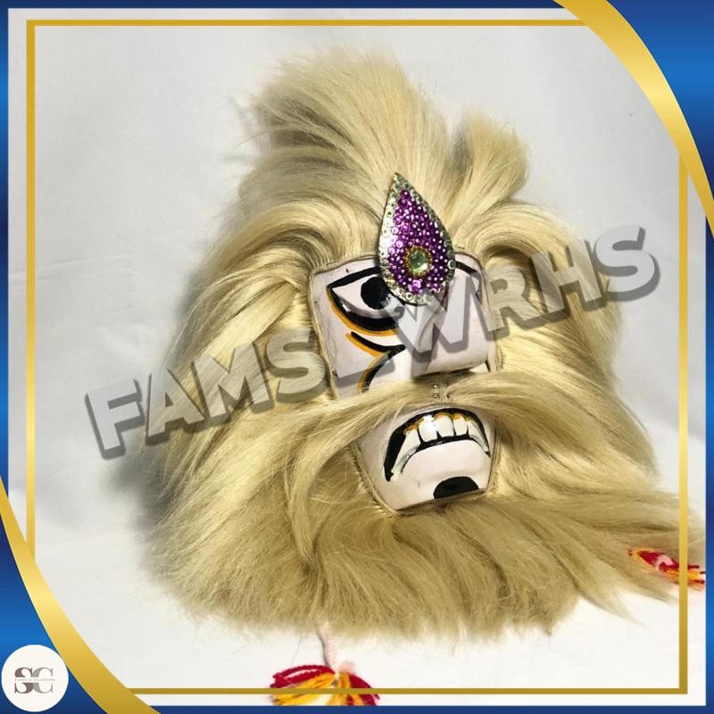 Ganongan Krooky Crown Mask Ganongan Original Wood White Variation Quality Viral ล่าสุดอินเทรนด์ 2025