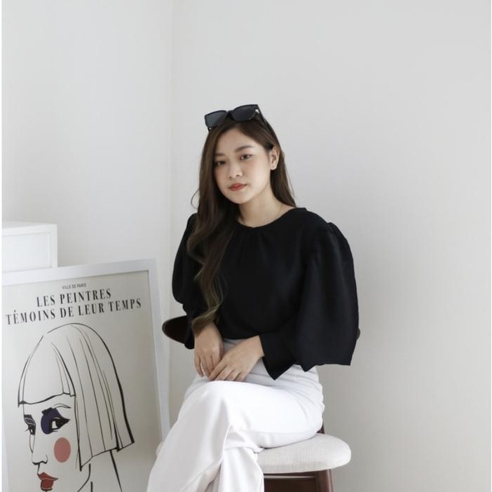 Bf888S Denise เสื้อเบลาส์ แขนพอง Msmo Sr-32