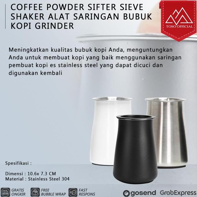 ผงกาแฟ SIFTER SIEVE SHAKER ORIGINAL และ TRUSTED COFFEE POWDER FILTER เครื่องมือ