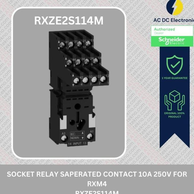 SCHNEIDER ซ็อกเก็ตเครื่องทดสอบขั้วต่อขั้วต่อสําหรับ RXM4A RXZE2S114M
