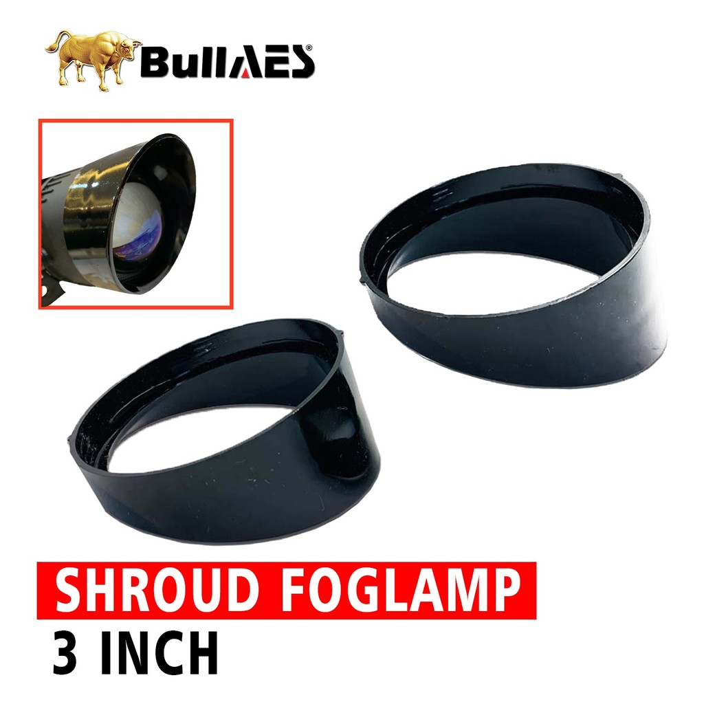 Toyota 3 นิ้ว Foglamp Shroud Cover Bild Infuser Bullaes Foglamp Cover