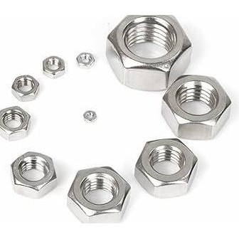 น็อตเกลียวละเอียด M12 Pitch 1.25 / Hex Nut ด้ายละเอียด M12 Pitch 1.25 สแตนเลส SS304 ORIGINAL