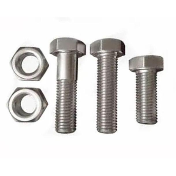 BM SS 316 M8x80 น็อตสแตนเลส M8 x 80 SS 316 Hex Bolt Nut PREMIUM