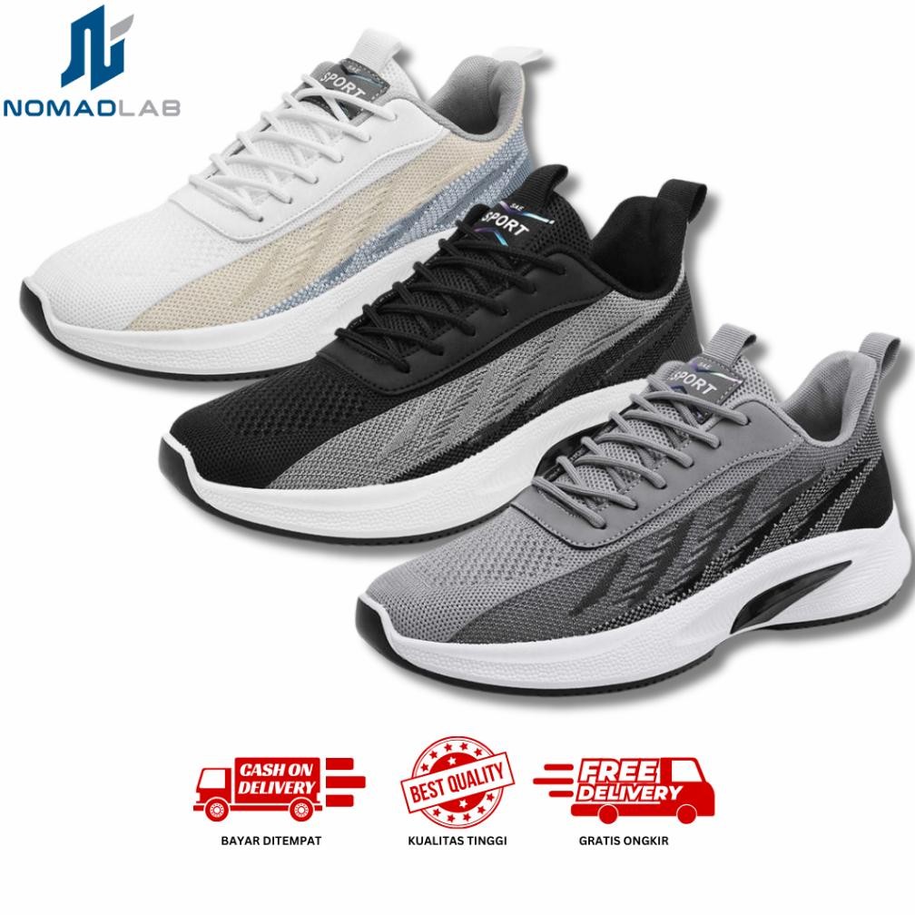 DB33>> S29 รองเท้าผ้าใบคุณภาพเยาวชน Casual Running S29 รองเท้ายางสีดํา