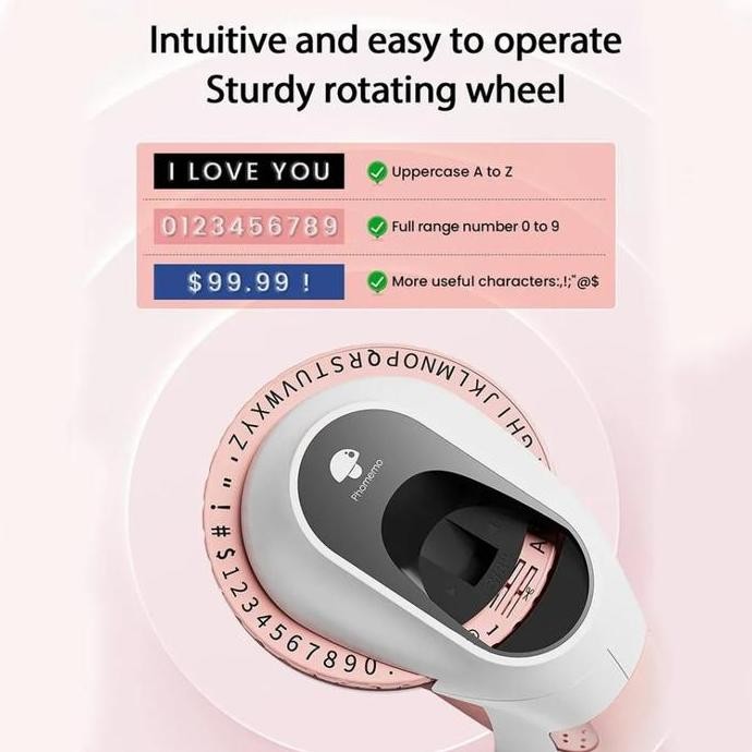 ใหม่ 3D Diy Manual Embossed Label - Label Maker Hand Sticker Emboss E975