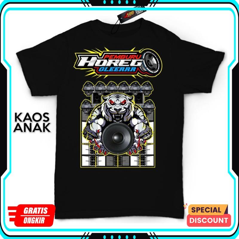 KATUN Clearance เสื้อยืดเด็ก Sound Horeg Hunter Horeg Gler Distro Cotton Dh85