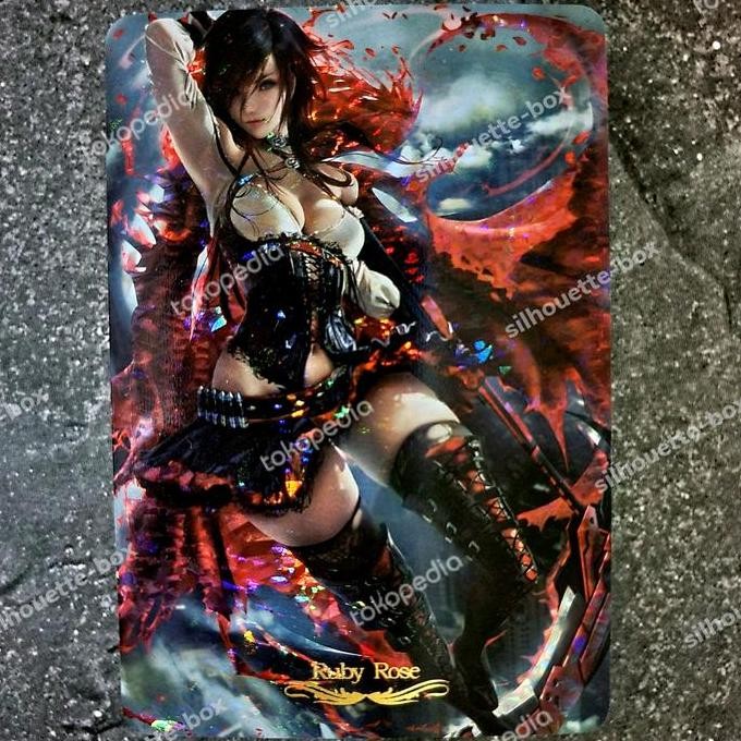 การ์ดโฮโลแกรม Sakimichan RWBY Ruby Rose Mosaic
