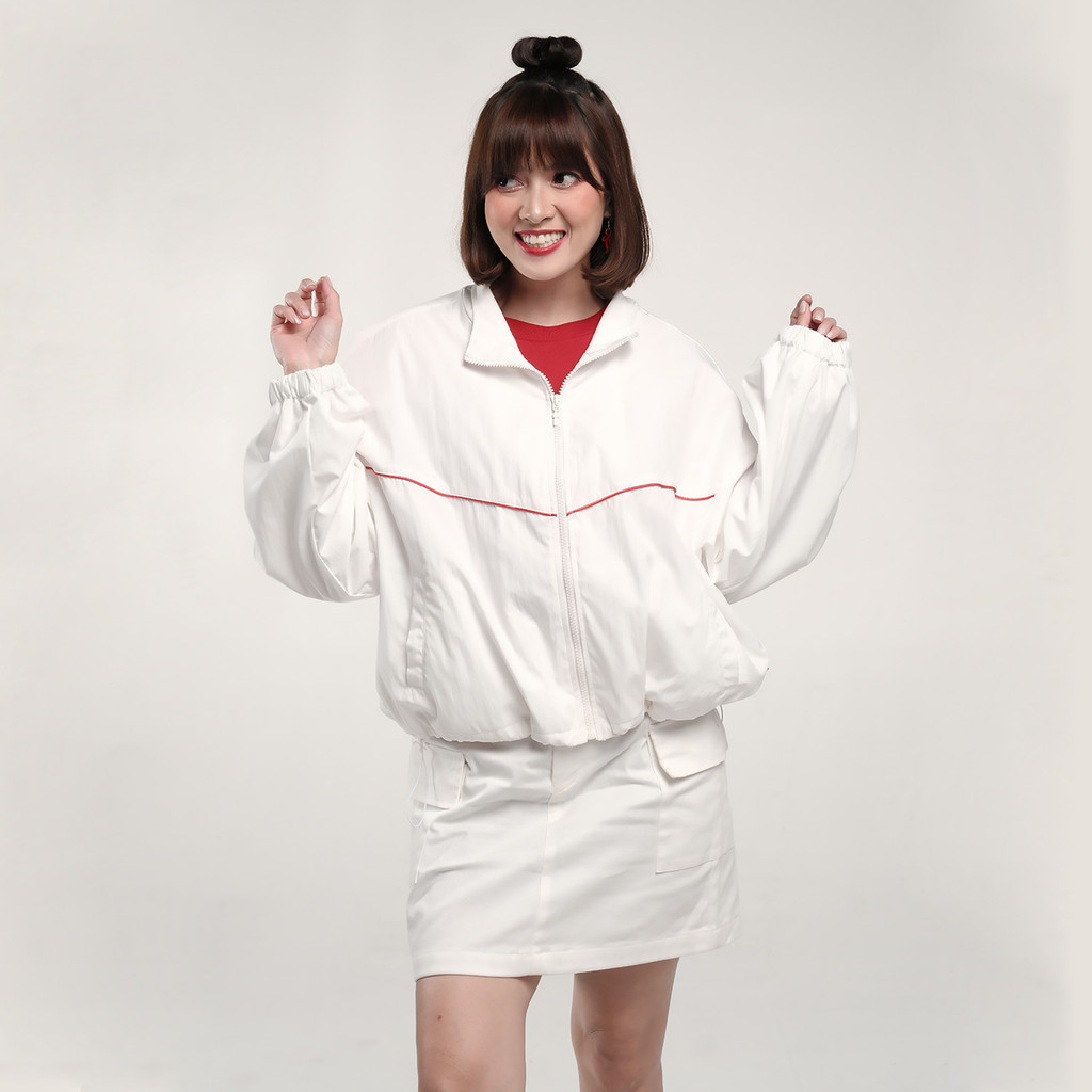 GRAPHIS Zip Up Oversized Jacket