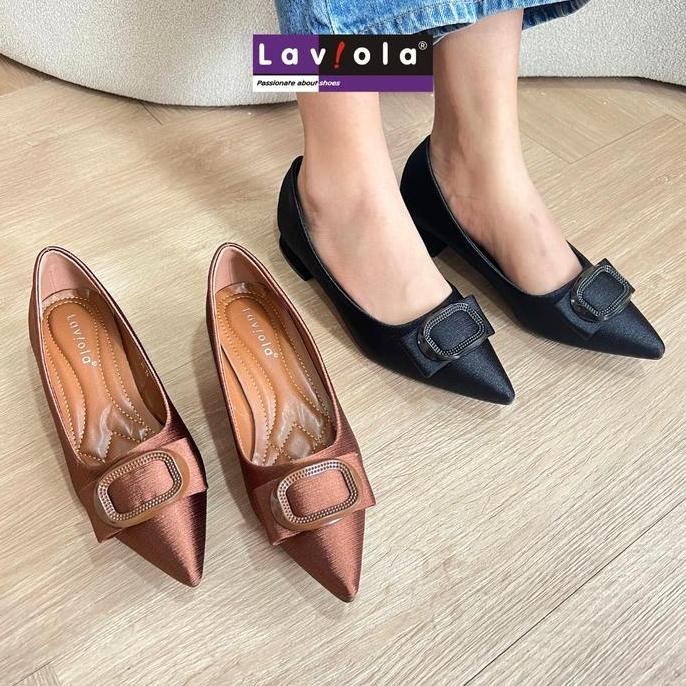 VS Laviola 2980 FFS - รองเท้าโลฟเฟอร์สีดําและสีน้ําตาลสําหรับผู้หญิง