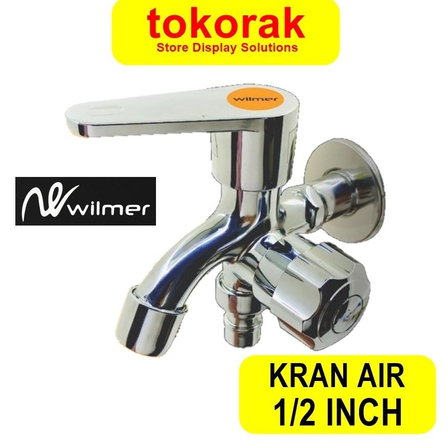 DOUBLE SHOWER Mixer FAUCET Wkcep-361 Wilmer 2-Way BRANCH WATER FAUCET DOUBLE SHOWER FAUCET 1/2 นิ้ว