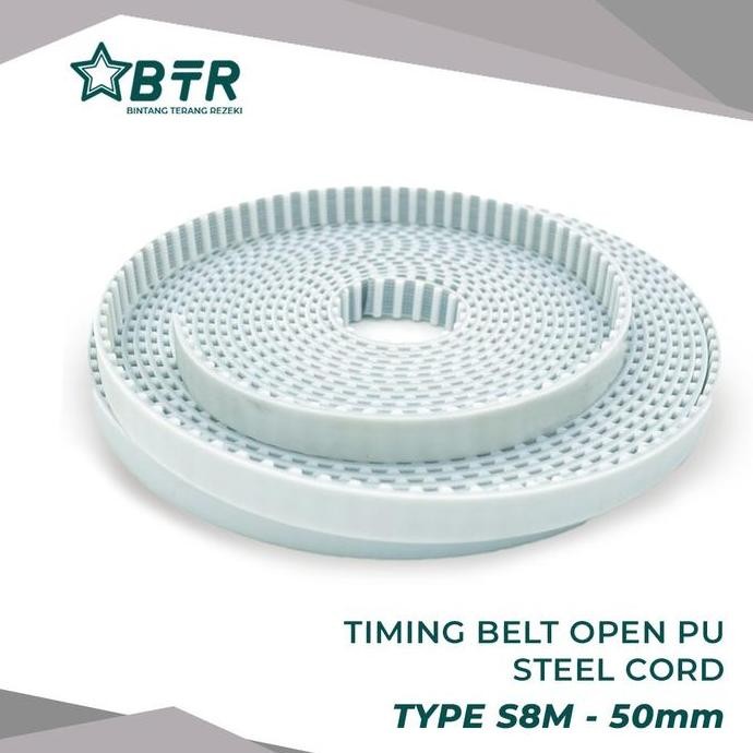 TIMING BELT OPEN PU STEEL CORD TYPE S8M - 25MM WIDTH ORIGINAL และธุรกิจ