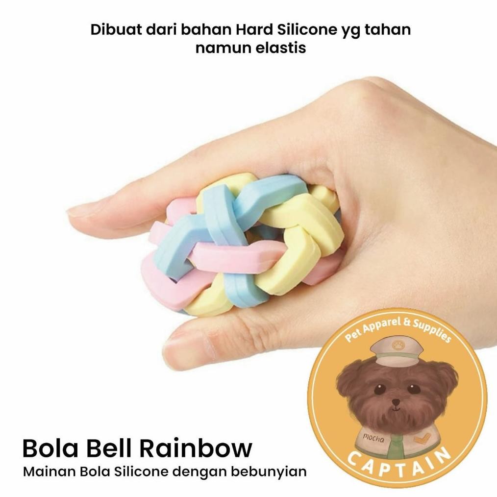 ของเล่น BALL BITE SOUND BELL RATTLE BALL ของเล่นแมว DOG AZH-66