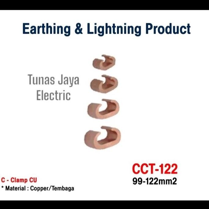 C - แคลมป์ CU ทองแดงบริสุทธิ์ / CCT-122 FORT Clamp