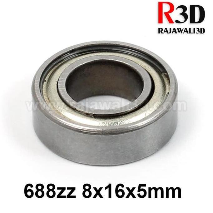 Up Ball Bearing 688Zz 688Z ขนาดเล็ก 8X16X5Mm เหล็ก