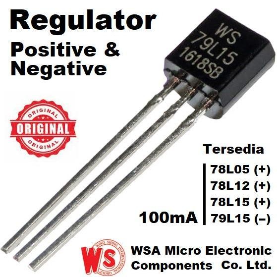 IC POSITIVE NEGATIVE DC REGULATOR 78L05 78L12 78L15 79L15 5V 12V 15V