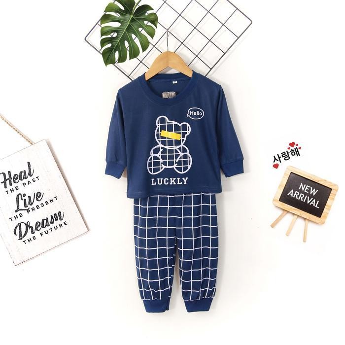 BB FOYA Kids - ชุดสูทลายทางระดับพรีเมียมสําหรับเด็กผู้ชาย / เด็กผู้หญิง / Unisex - ชุดนอนเด็กลายสัตว