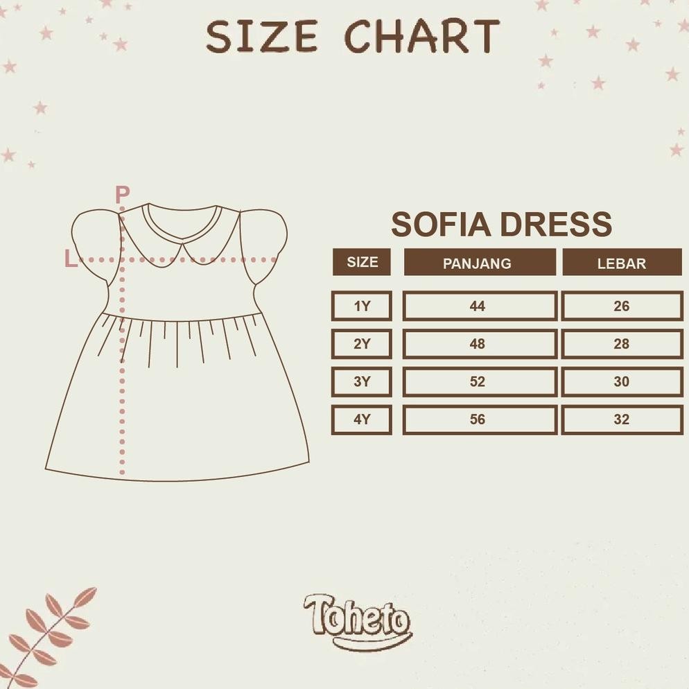 Bf888S Baby & Kids - ชุดเดรสโซเฟีย - เด็กผู้หญิง 1 - 4 ปี Na-138