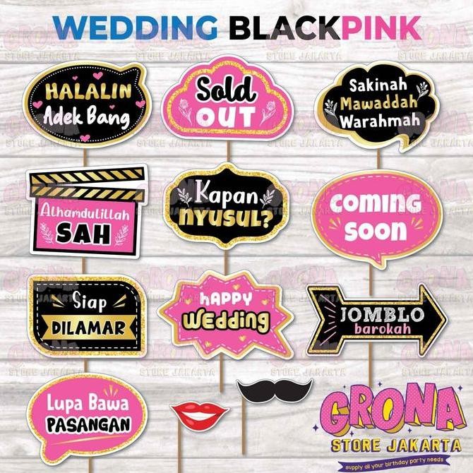 Photobooth งานแต่งงานสนุก Props Props อุปกรณ์เสริมภาพ GM Photobooth