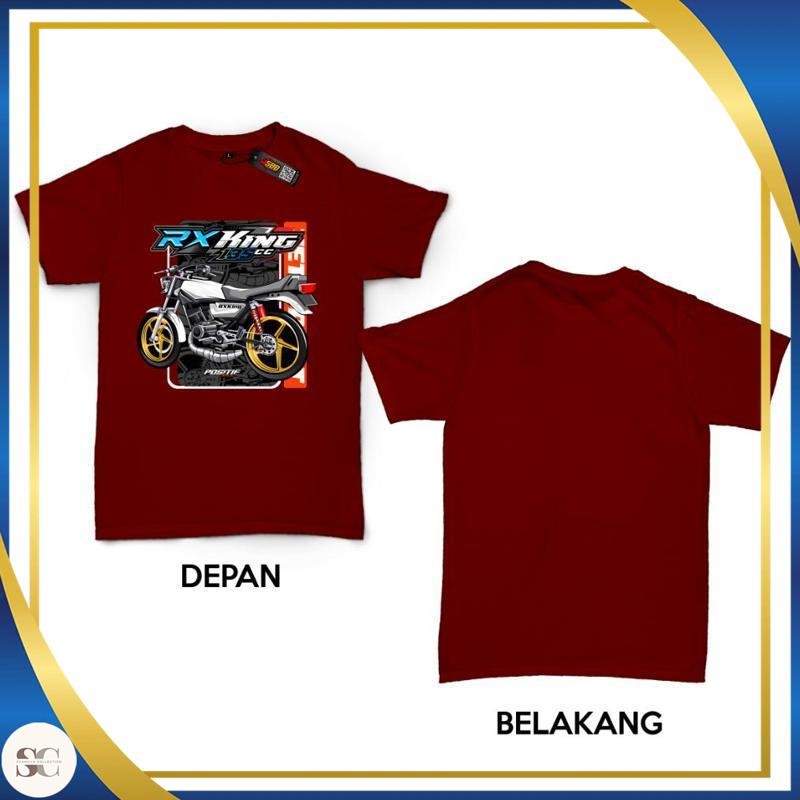 KATUN ดีไซน์ใหม่ - Rx King White Racing Distro Cotton Pr20 เสื้อยืดเด็กมอเตอร์ไซค์