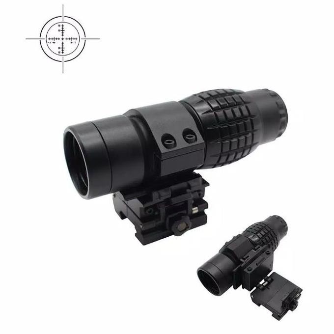 CODE 08 dummy Scope แว่นขยายซูมพลิก 3x WGG dcobra