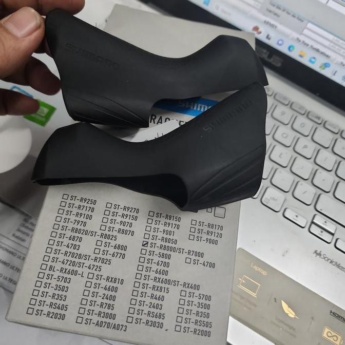 Shimano Bracket ครอบคลุม St-R8000/St-R7000 Ultegra 10 ฝาครอบยาง Brier Ultegra R8000 10 R7000 Origina