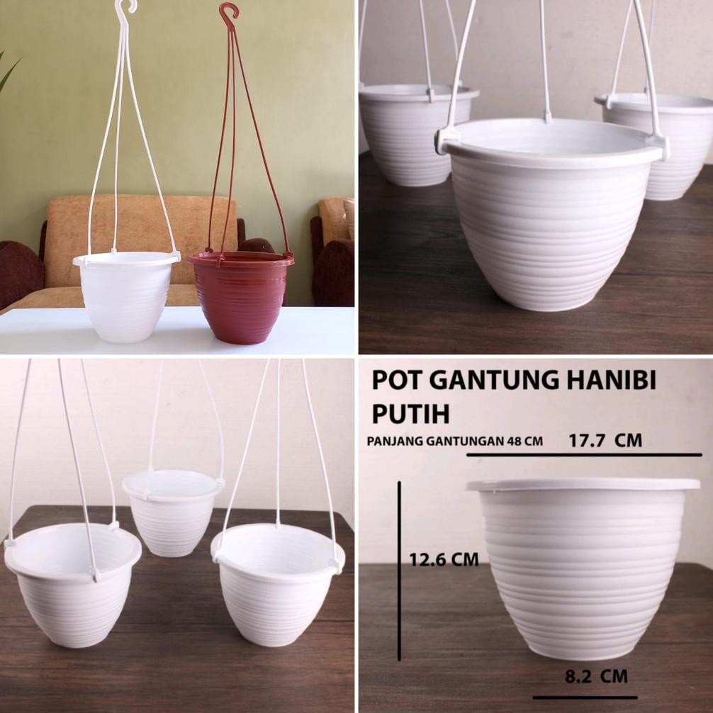 GANTUNGAN หม้อแขวน 20 ซม. + ไม้แขวนเสื้อ - กระถางแขวน Pumba 20 สี