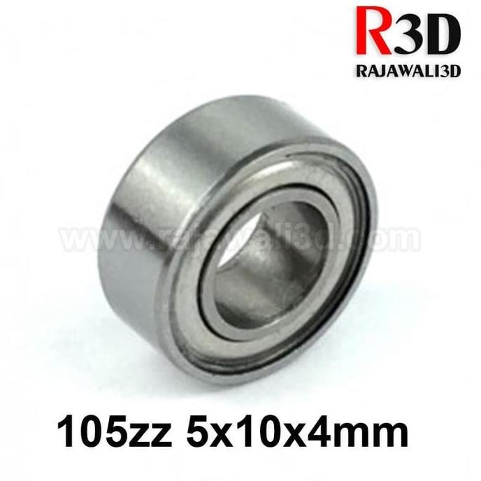 Up Ball Bearing 105Zz 105Z เหล็กจิ๋ว 5X10X4Mm