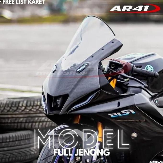 - กระจกบังลม R15 v4 / กระบังหน้า R15V4 เต็มจินงค์ Winshield R15V4