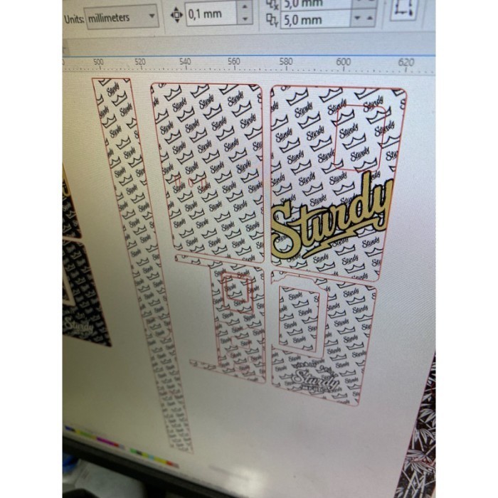 B80 B60 Centa Aio Sturdy White Garskin Sticker/Case Sticker สามารถปรับแต่งได้ Motif - 2 ชิ้น