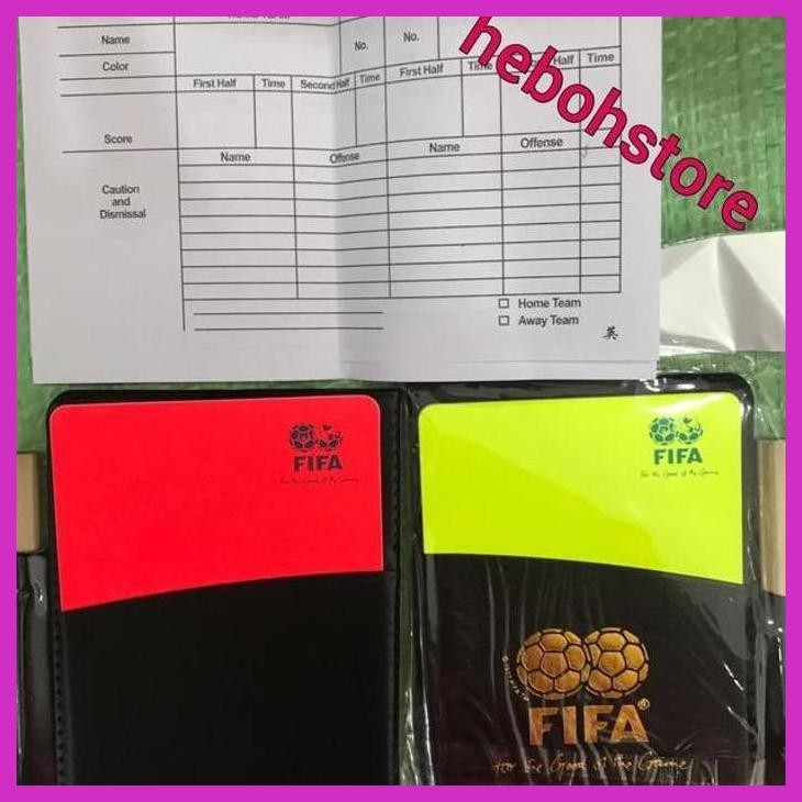(SPORTS) REFEREE CARD ONE SET คุณภาพดี