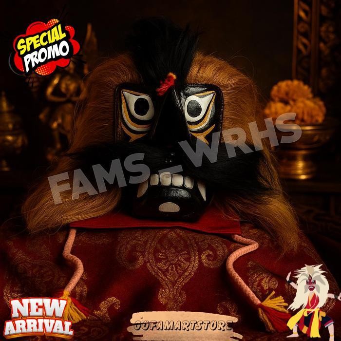 Fams Wrhs Ganongan Kroyok Quality Childrens Ganongan Mask Black Color Culture