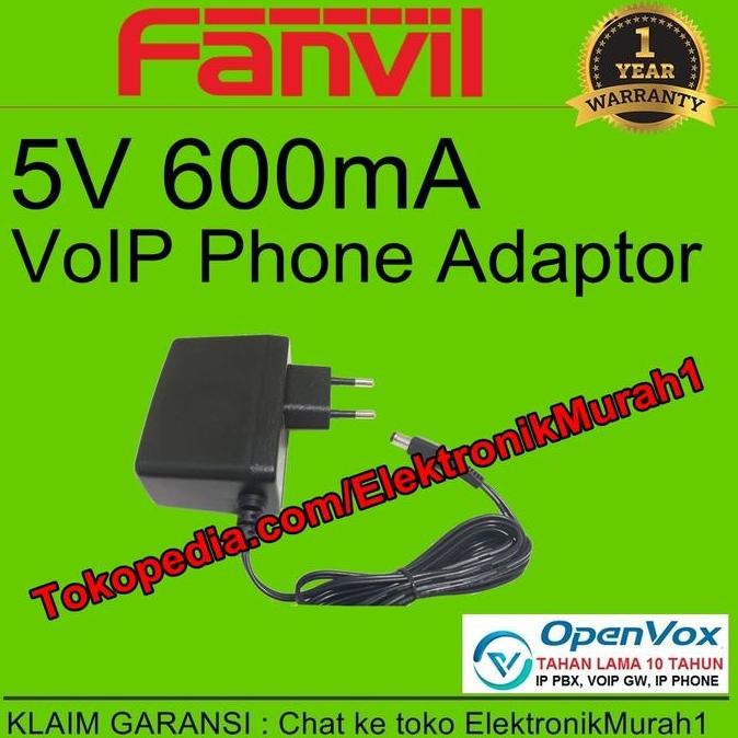 Fanvil Power Supply / Adapter 5 Volt 600mA