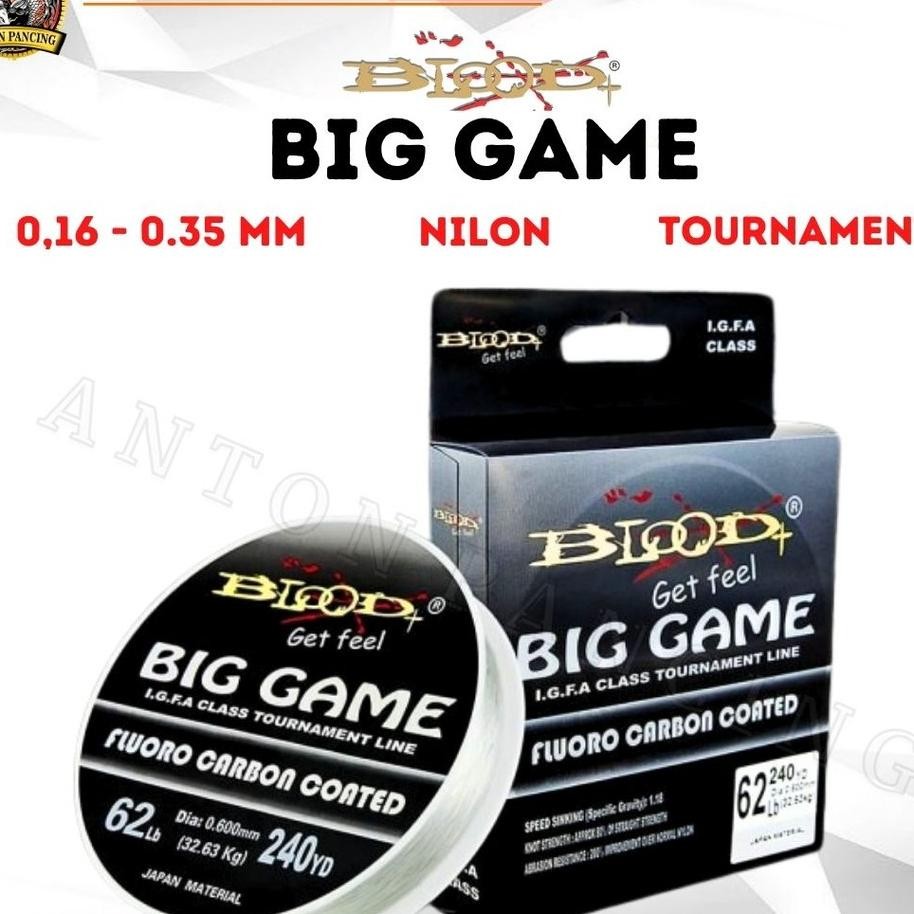 Blood Bgame Fluoro Carbon Coated Fishing Line วัสดุญี่ปุ่น 240330Ydsmeter