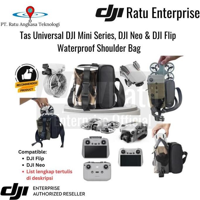 - Universal Drone Bag Mini รุ่น DJI Flip Bag DJI Neo DJI Mini 4 Pro DJI Mini 4K DJI Mini 3 Pro DJI M