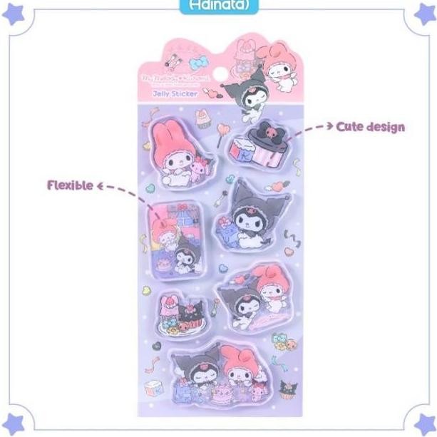 Adinata Jelly Sticker My Melody & Kuromi 2533-6131 GLC